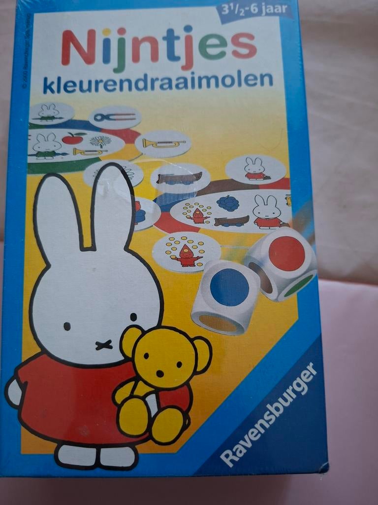 Nijntjes Kleurendraaimolen spel - Nieuw in verpakking, Drie of vier spelers, Ophalen of Verzenden, Nieuw, Ravensburger