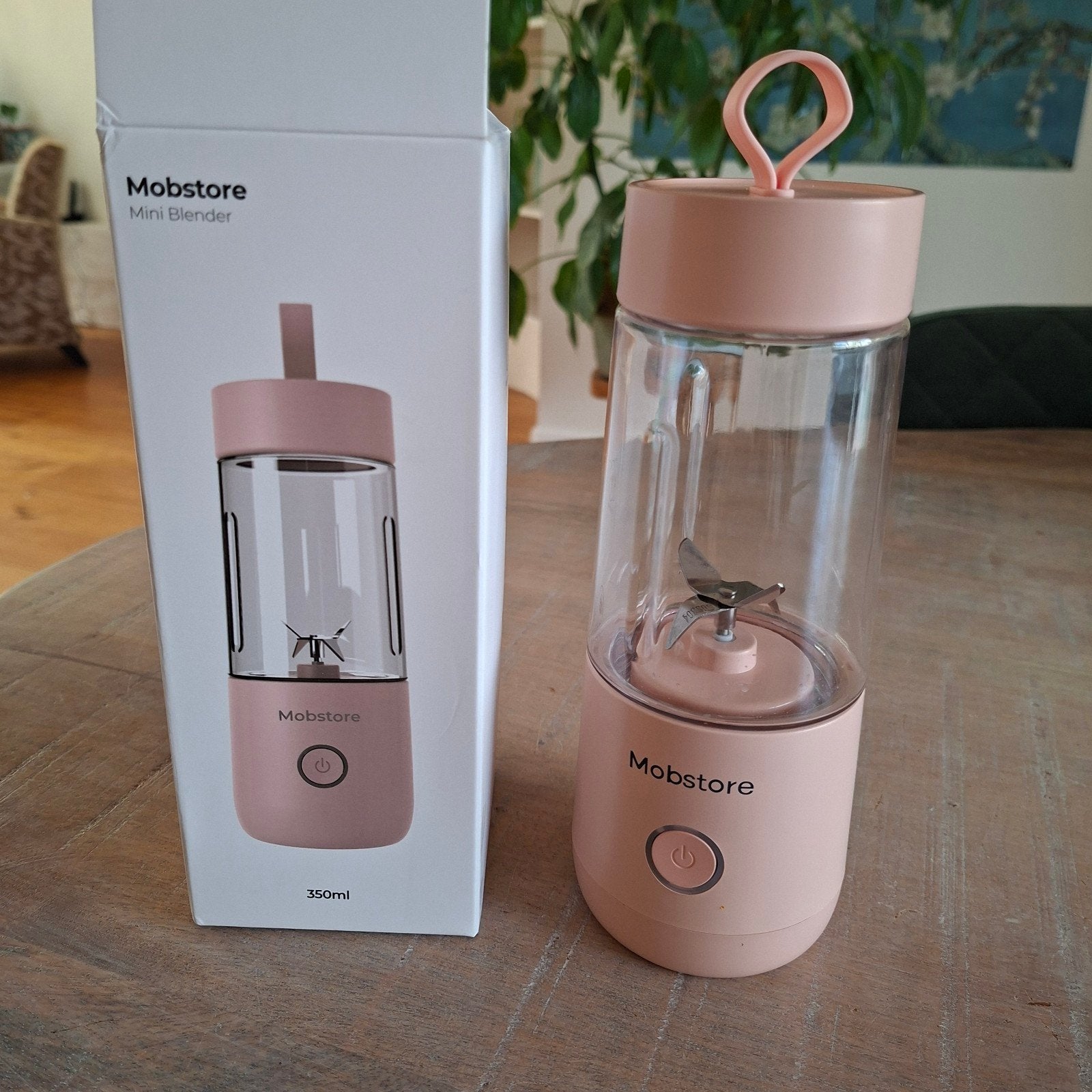 Mobstore Mini Blender - Draagbare Blender To Go Roze, Ophalen of Verzenden, Nieuw