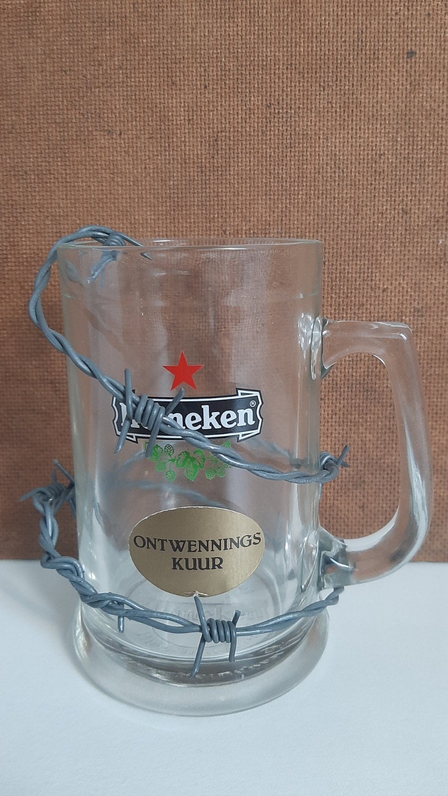 Grappige Heineken bierpul., Ophalen of Verzenden, Zo goed als nieuw, Pul(len), Heineken