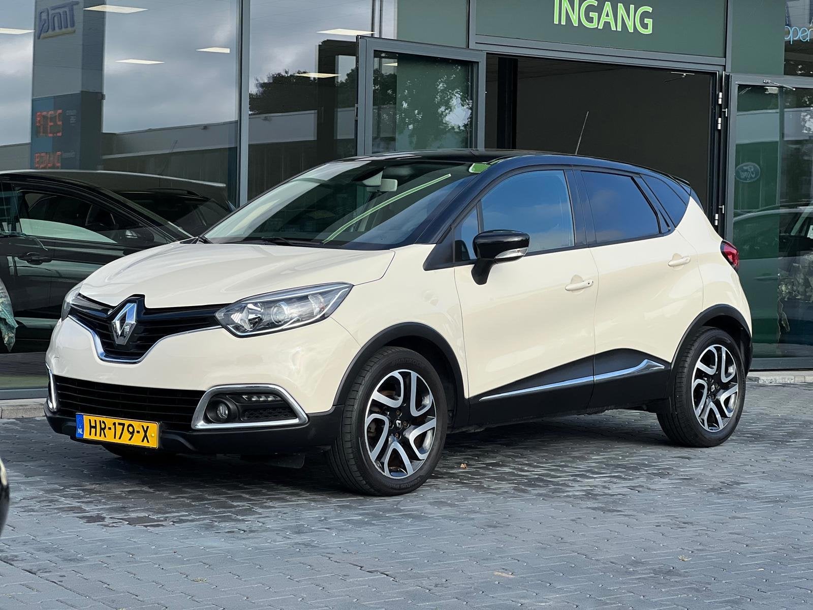 Renault Captur 1.2 TCe DYNAMIQUE AUTOMAAT NAVI, Auto's, Euro 5, Stof, 4 cilinders, Wit