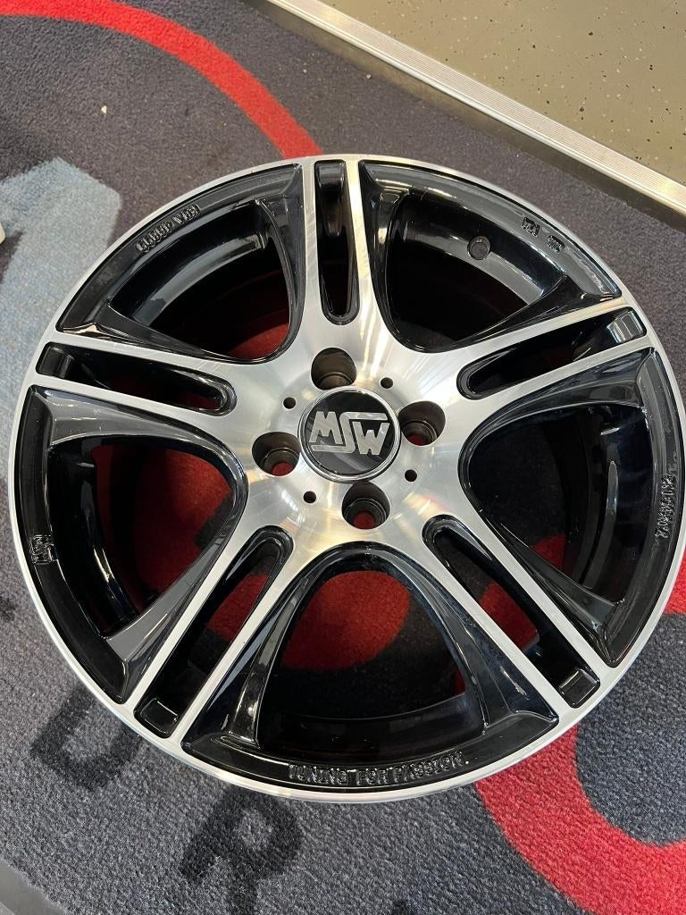 MSW velg zwart 16 inch, Auto-onderdelen, Banden en Velgen, Ophalen, Velg(en), 16 inch, Nieuw
