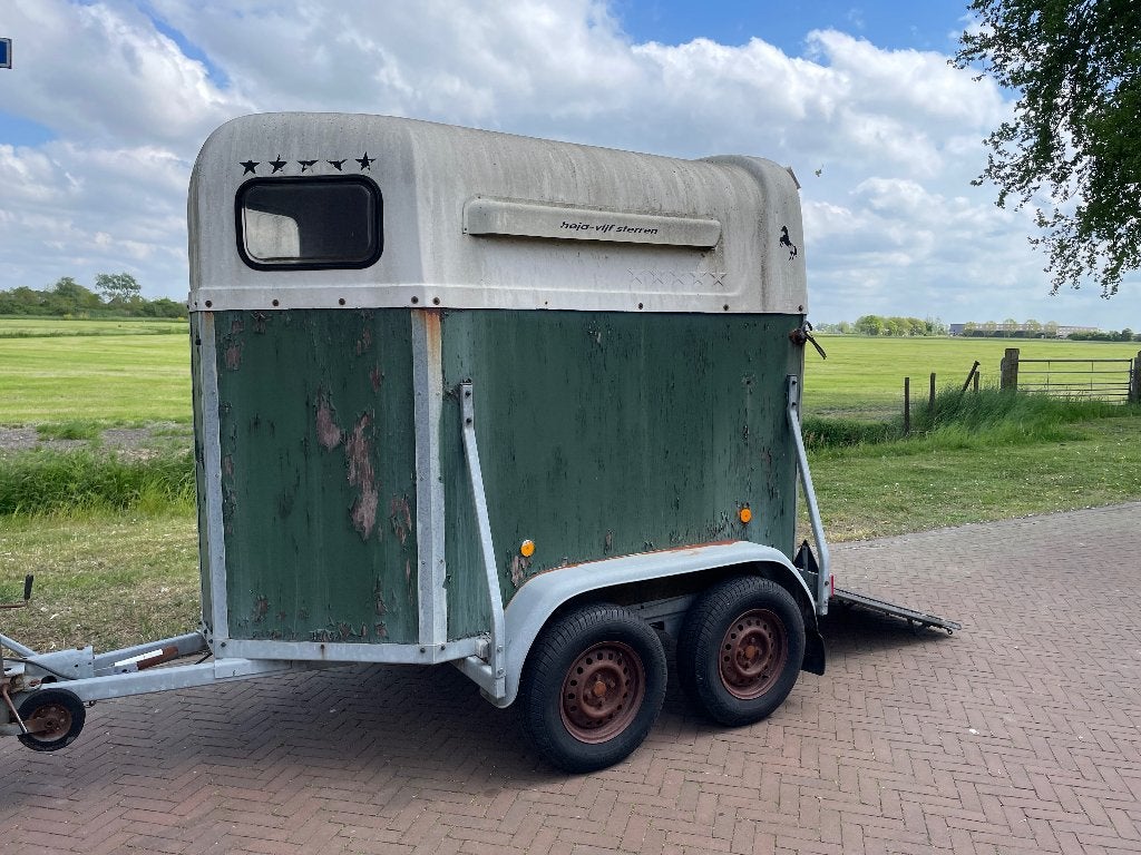 Paardentrailer, Ophalen, Gebruikt, Hout, Overige typen
