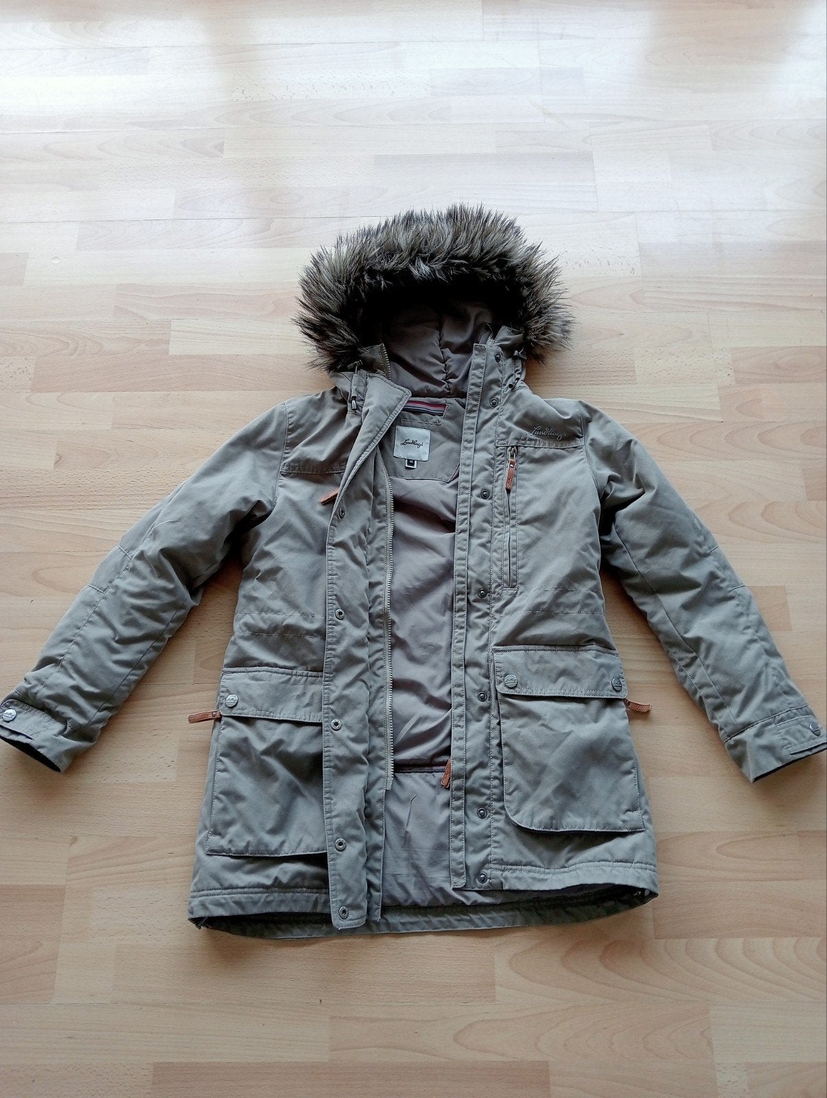 Warme Winterjas PARKA - LUNDHAGS, Lundhags, Verzenden, Zo goed als nieuw, Maat 34 (XS) of kleiner