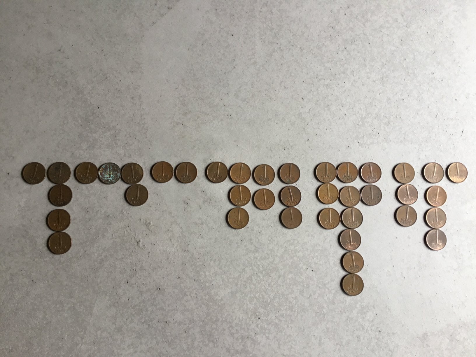 Nederlandse munten: 1 cent - 39 stuks, Postzegels en Munten, Munten | Nederland, Ophalen of Verzenden, Koningin Juliana, 1 cent