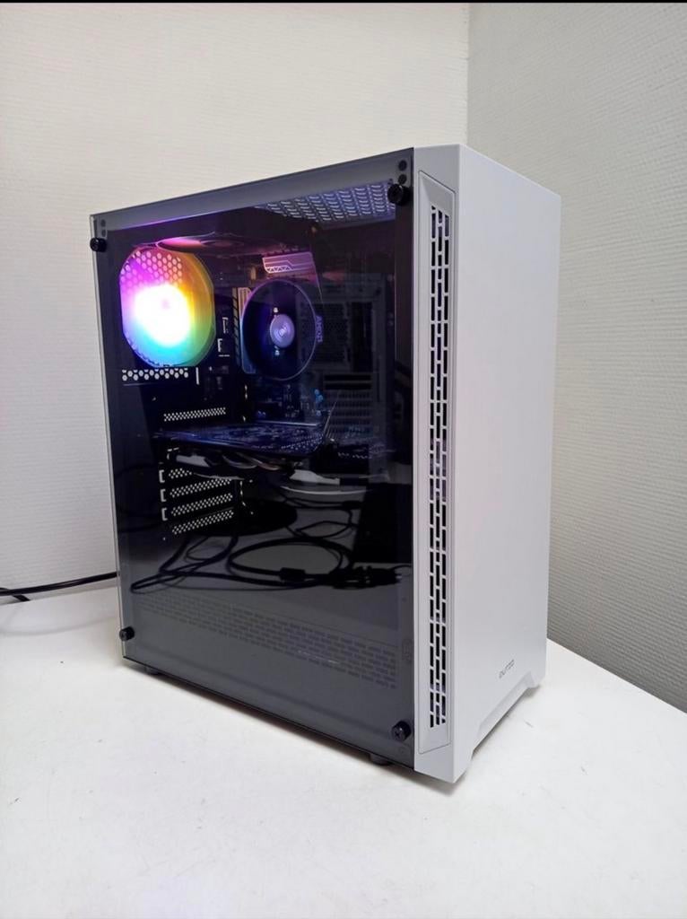 Krachtige Game PC | Ryzen 5 | GTX 1070 Ti | 16GB | RGB Case, Computers en Software, Desktop Pc's, Zo goed als nieuw, 3 tot 4 Ghz