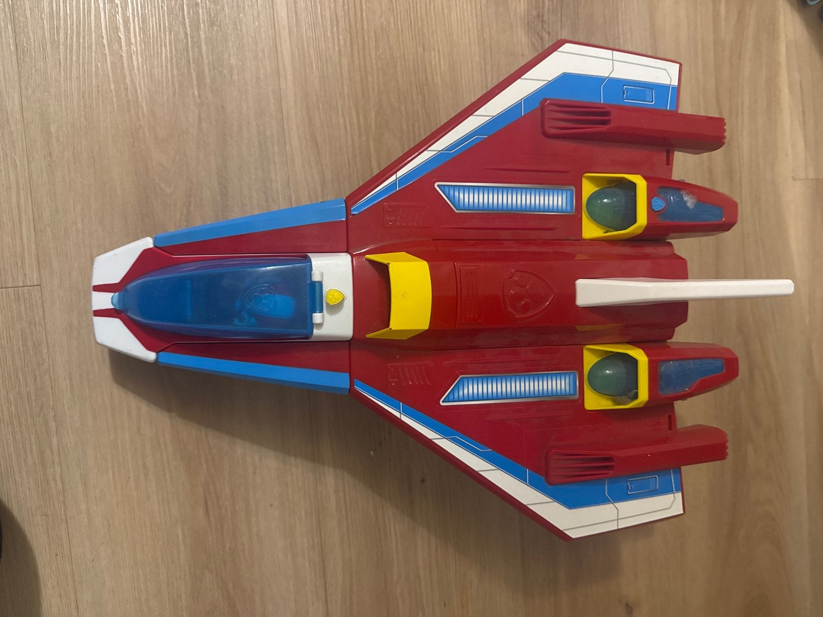 Paw Patrol Mighty Pups Super Paws Jet Command Center, Ophalen of Verzenden, Gebruikt