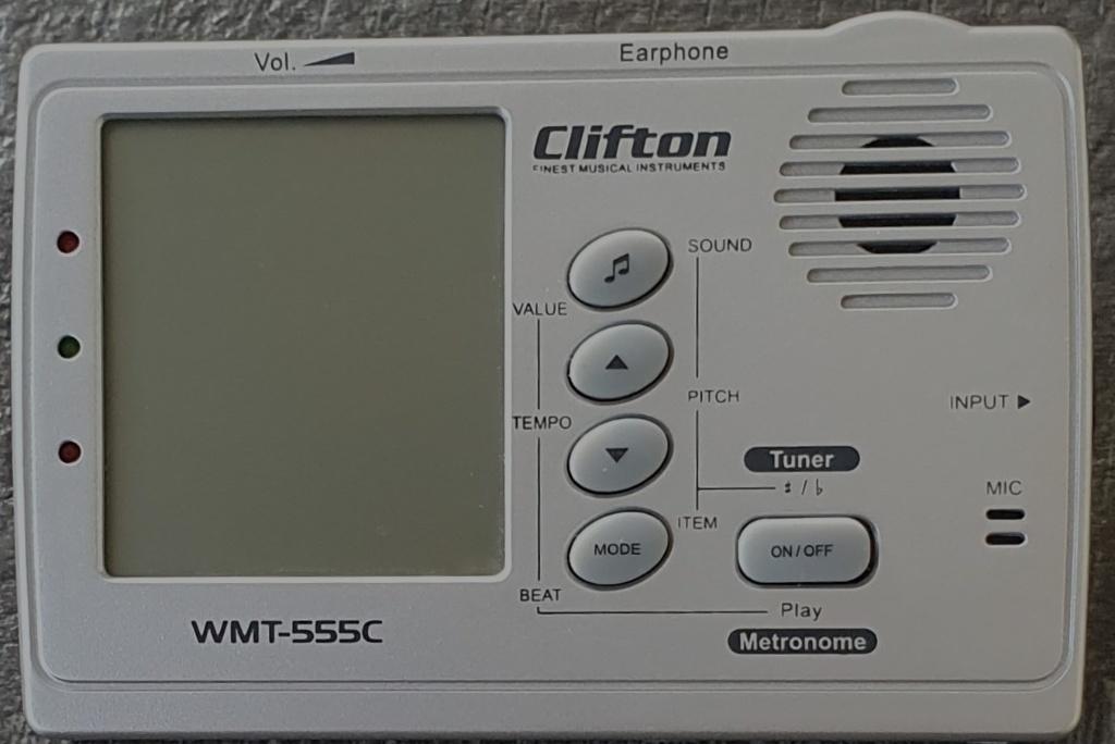 Metronoom en Tuner Clifton WMT-555C, Ophalen of Verzenden, Zo goed als nieuw, Overige instrumenten