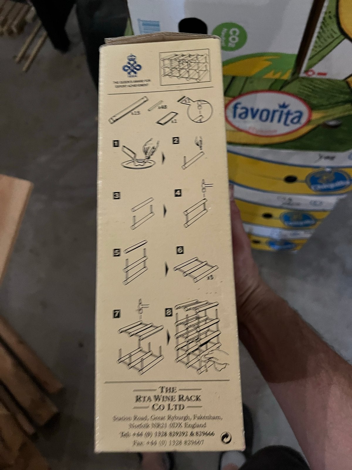 Vintage Wijnflessenrek - RTA Solid Pine (12 flessen), Ophalen, 5 tot 15 flessen, Nieuw, 5 – 50