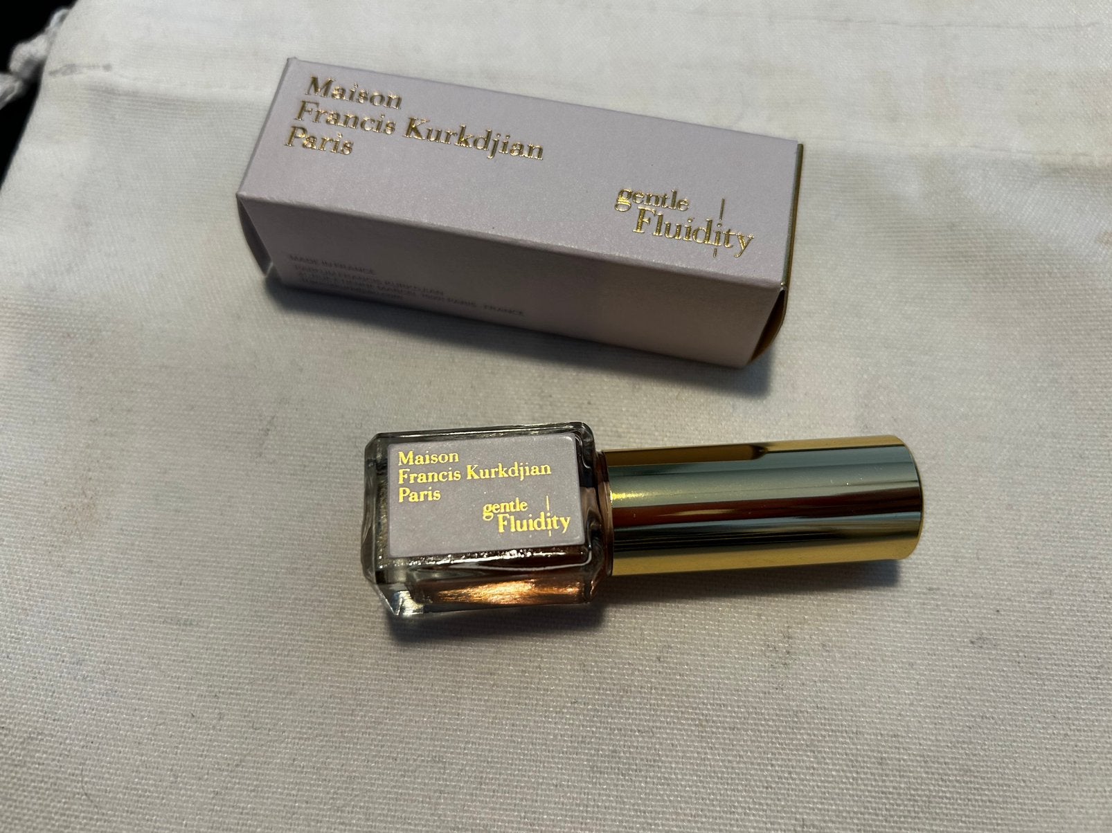 Maison Francis Kurkdjian Gentle Fluidity Gold 5ml, Ophalen of Verzenden, Zo goed als nieuw