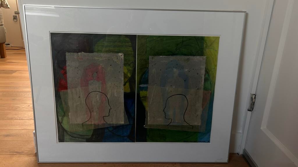 Kunstwerk 'Culturen' van Peter van den Akker, Antiek en Kunst, Kunst | Schilderijen | Modern, Ophalen