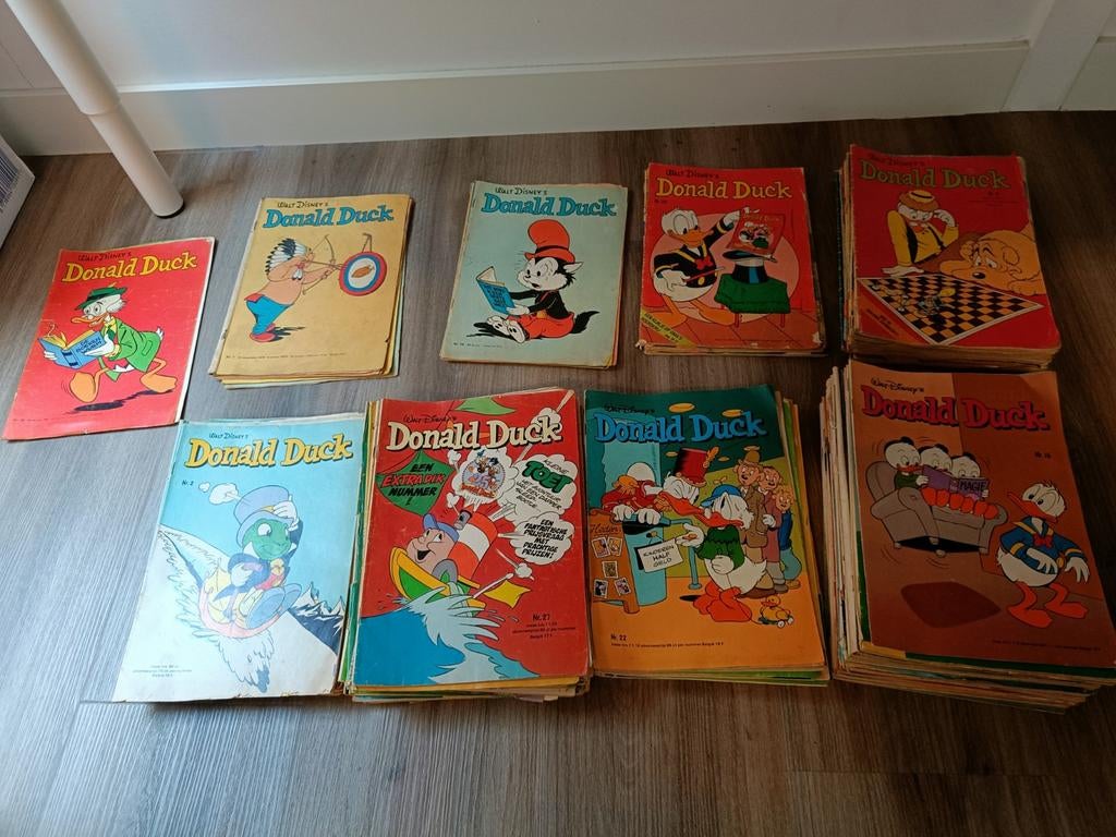 Donald Duck tijdschriften uit de periode 1971 t/m 1979, Meerdere stripboeken, Ophalen of Verzenden, Gelezen