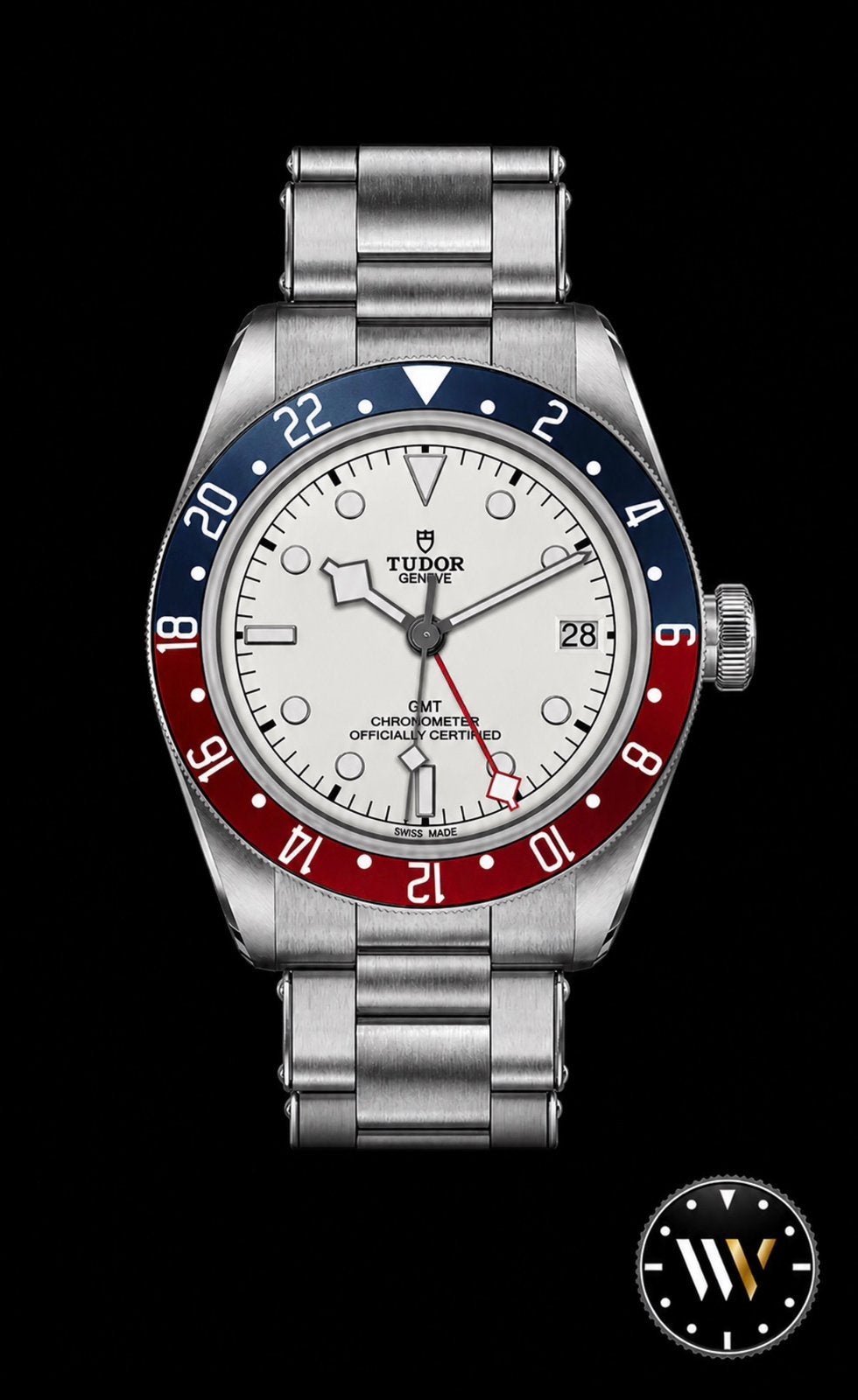 Tudor Black Bay GMT M79830RB 04-2023 Nieuw, Staal, Staal, Polshorloge, Nieuw