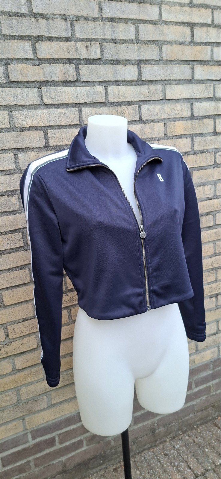 Björn Borg cropped trainingsvest. Donker blauw. Als nieuw., Kleding | Dames, Maat 38/40 (M), Blauw, Overige typen, Nieuw
