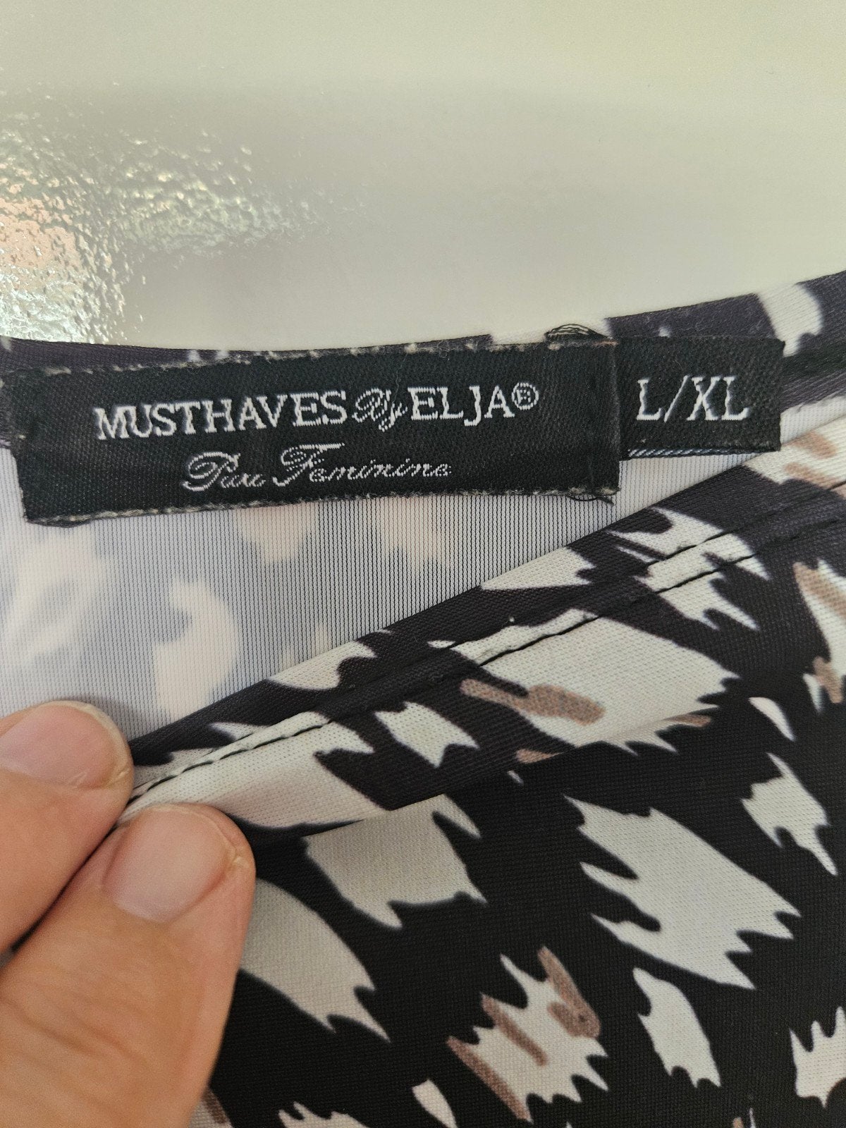 Musthaves by Elja Jurk Zwart/Wit L/XL, Zwart, Maat 42/44 (L), Musthaves by Elja, Ophalen of Verzenden