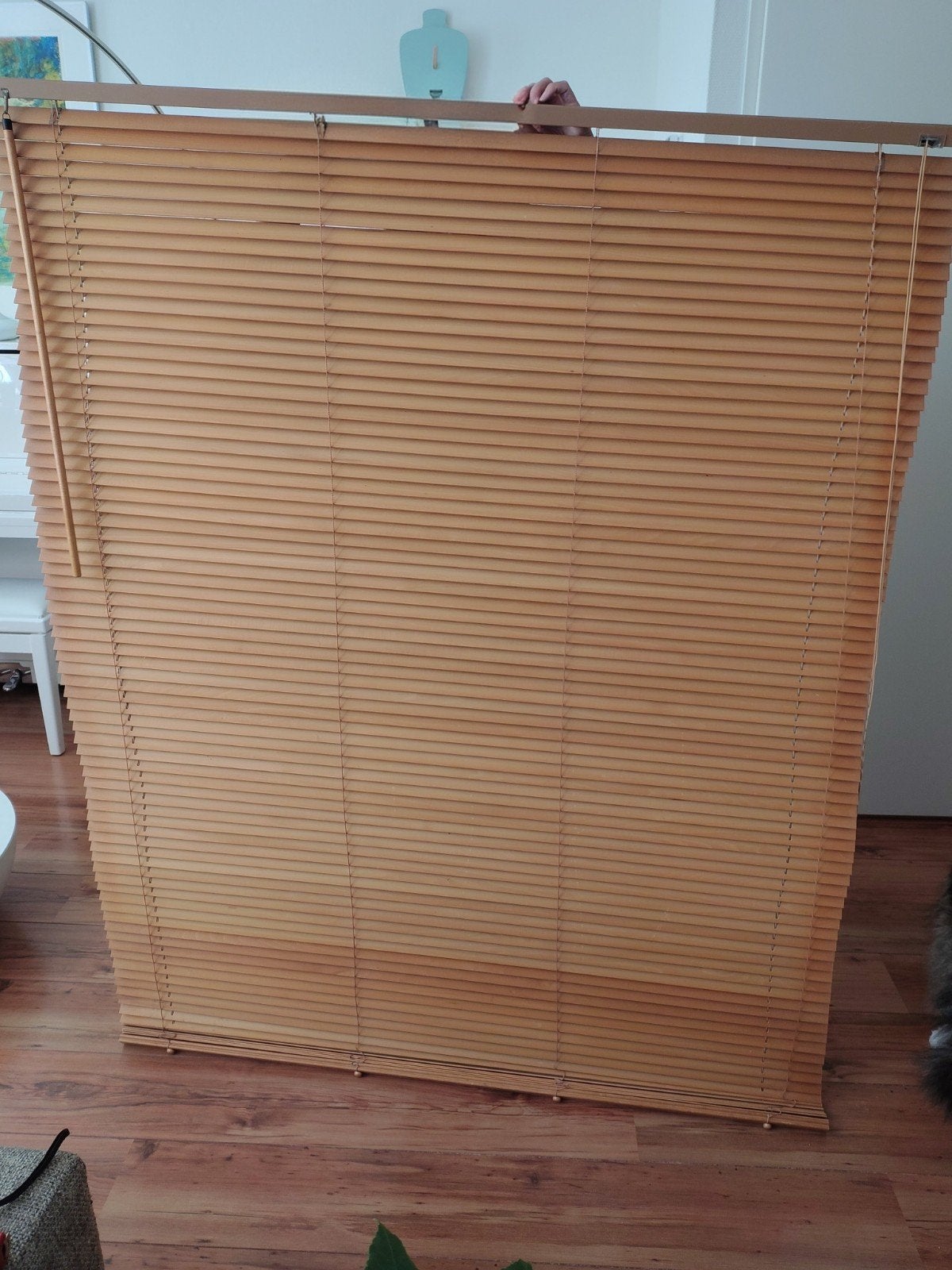 Houten jaloezieën 130 x 160 cm, Huis en Inrichting, Ophalen, Zo goed als nieuw, Jaloezie, Hout