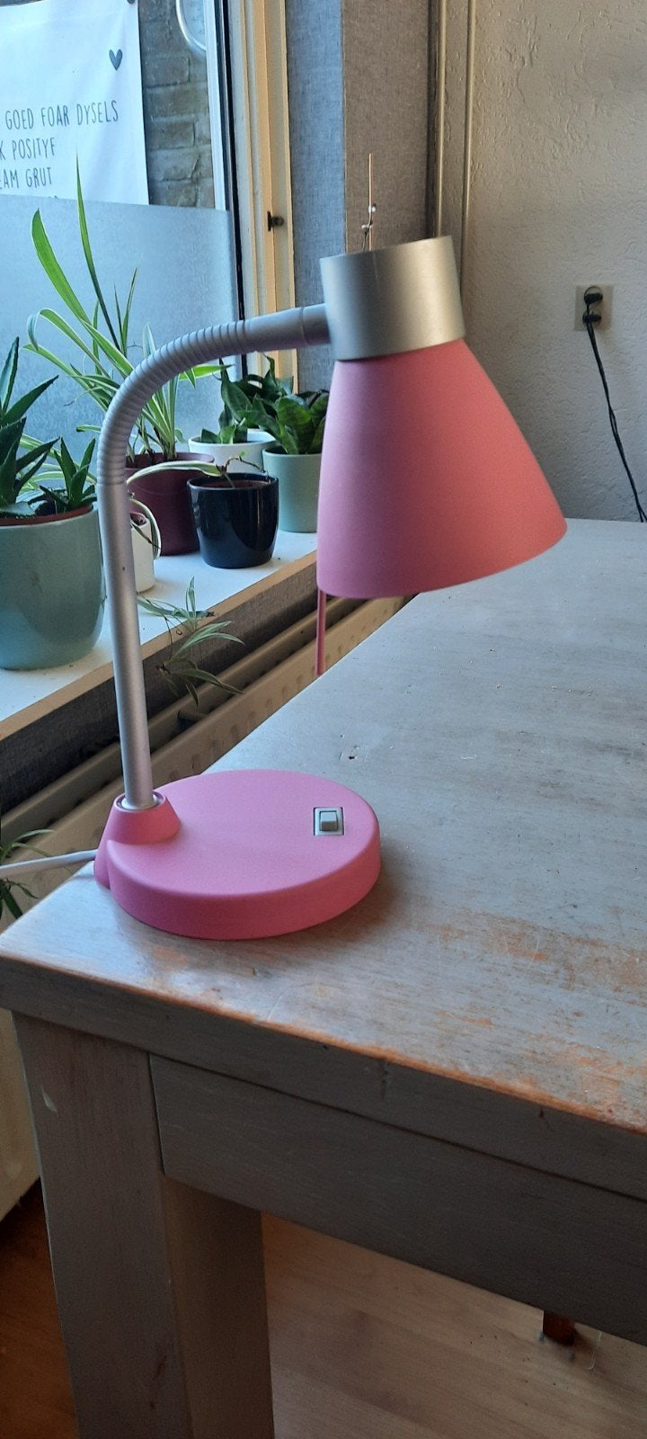 Bureaulampje, Huis en Inrichting, Bureaulamp, Gebruikt, Ophalen of Verzenden, Metaal