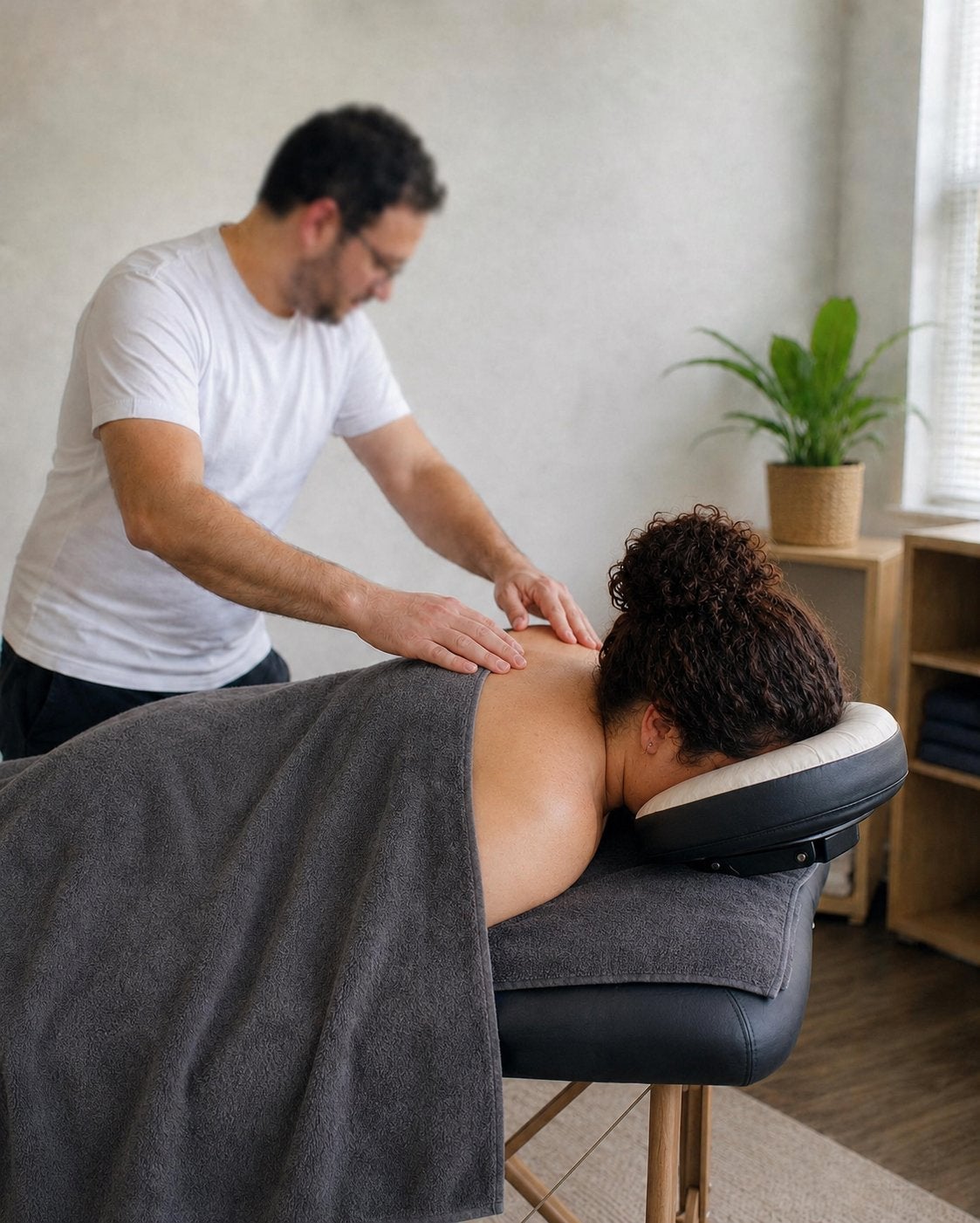 Ontspanningsmassage in Amsterdam  €50 per sessie, Ophalen of Verzenden, Nieuw, Massagetafel