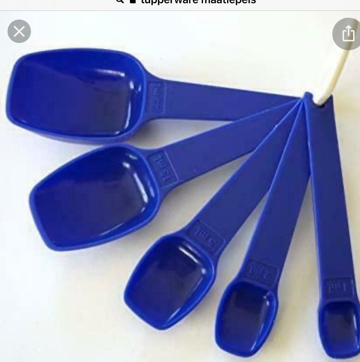 Tupperware maatlepels, Ophalen of Verzenden