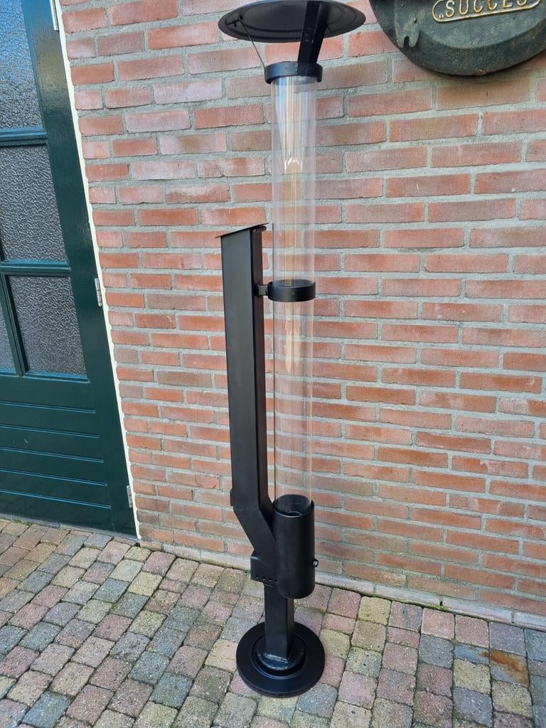 Terrasverwarmer. pelletfakkel .tuinkachel.vuurkorf, Tuin en Terras, Terrasverwarmers, Ophalen, Nieuw