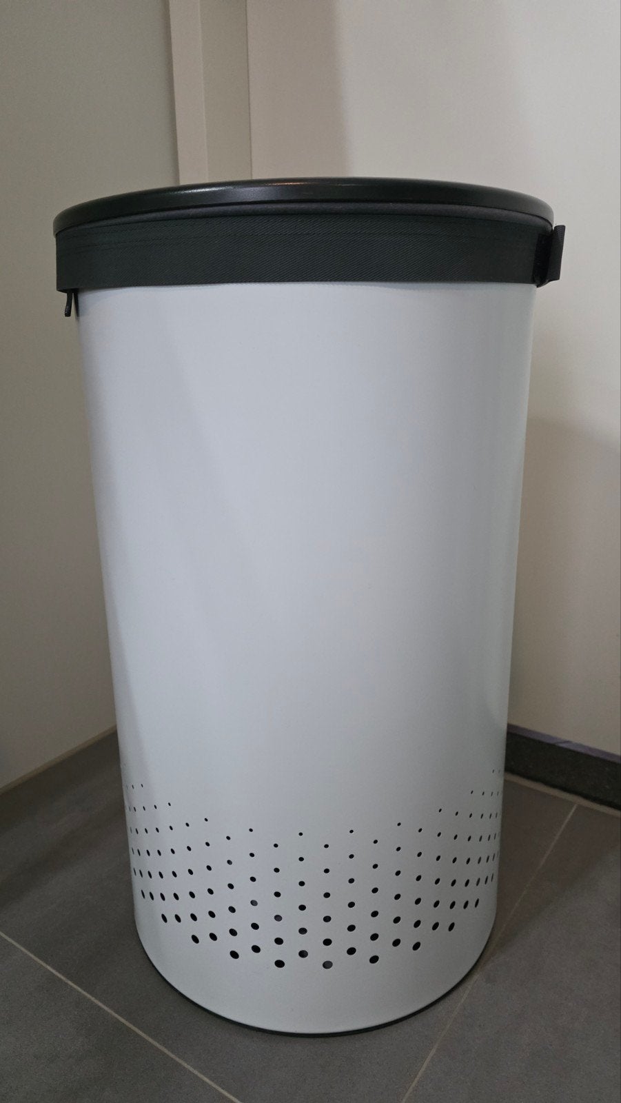 Brabantia wasmand 60 liter, wit/dark grey, Ophalen, Gebruikt, Wit, Brabantia