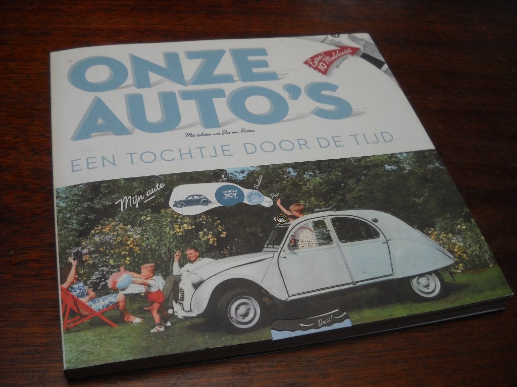 onze auto's een tochtje door de tijd, Algemeen, Ophalen of Verzenden, Zo goed als nieuw, Bas van Putten