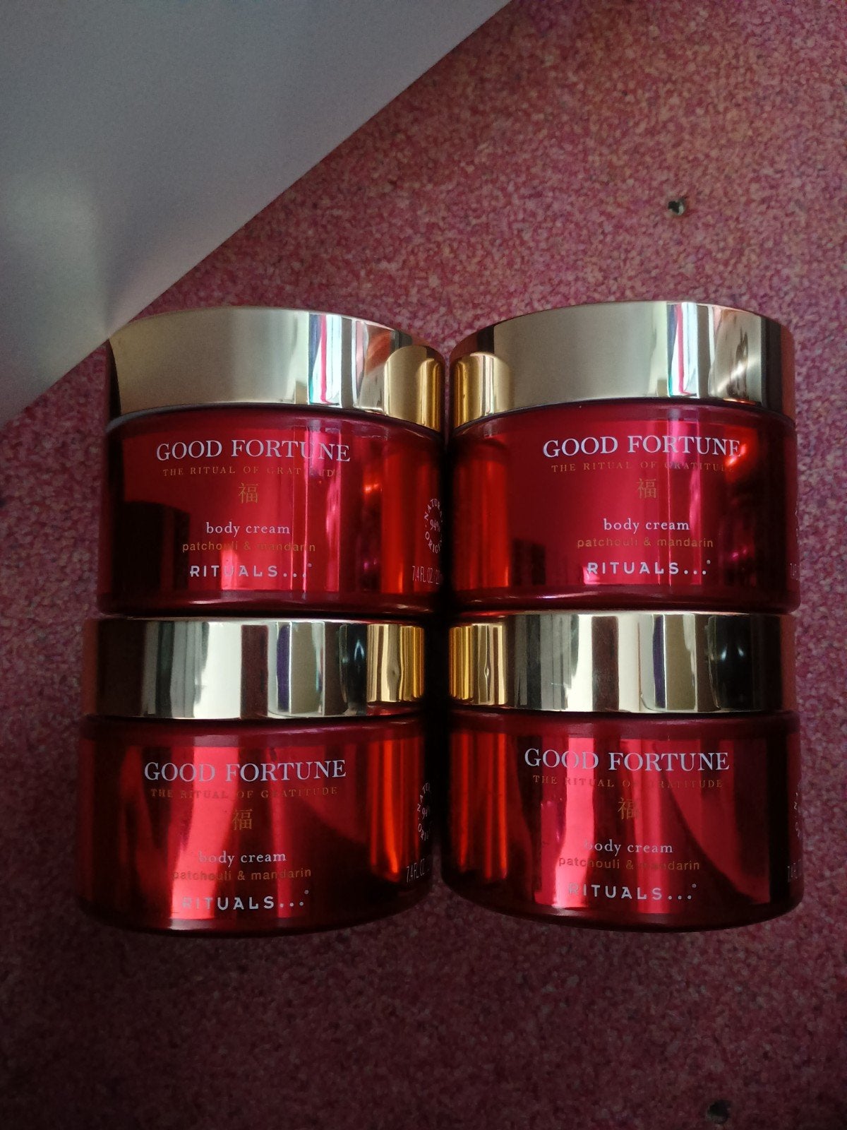 4x Rituals Good Fortune Body Cream - Nieuw, Ophalen of Verzenden, Nieuw, Bodylotion, Crème of Olie
