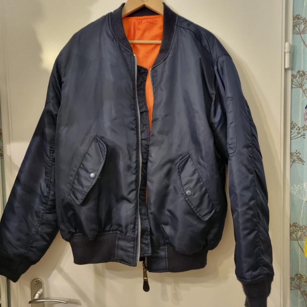 Heren jack maat L, Maat 52/54 (L), Blauw, Ophalen of Verzenden, Zo goed als nieuw