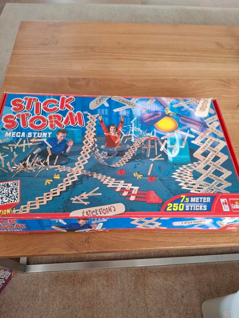 Stick Storm Mega Stunt - Bouw je eigen dominobaan!, Ophalen of Verzenden, Zo goed als nieuw, Overige merken