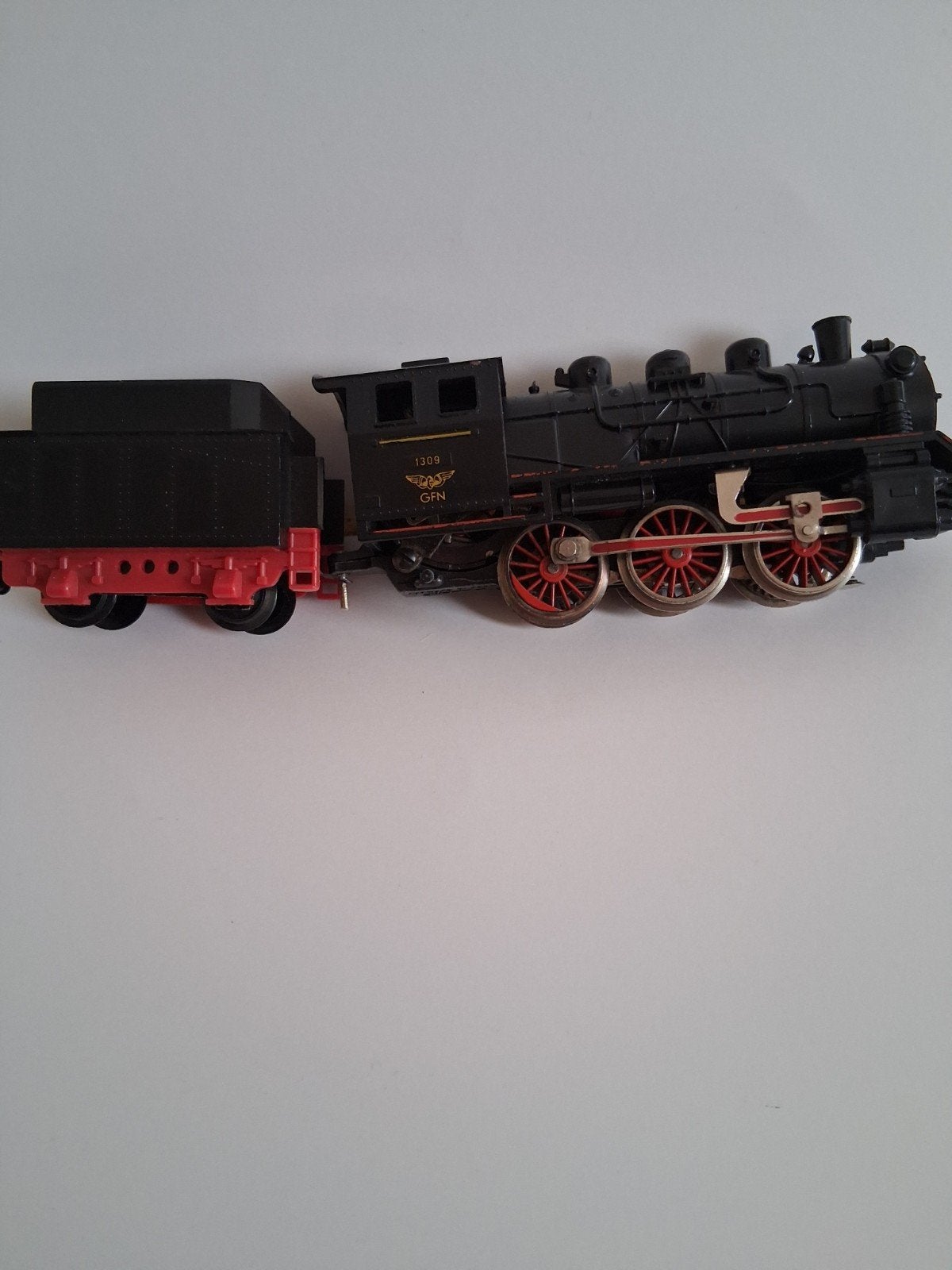 Fleischmann Locomotief 1309 GFN Zwart - Gebruikt, Gebruikt, Fleischmann, Ophalen of Verzenden, Analoog