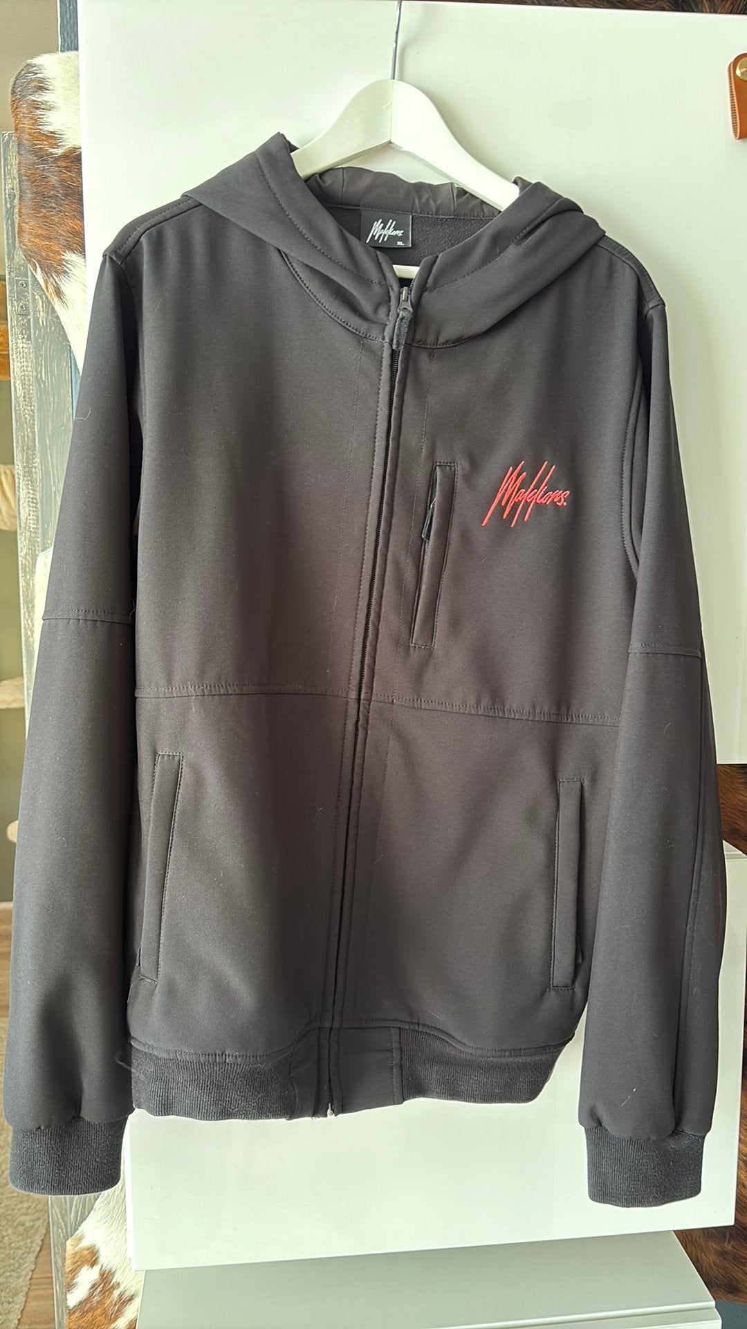 Malelions herenjack XL, Ophalen of Verzenden, Zo goed als nieuw, Maat 56/58 (XL), Zwart
