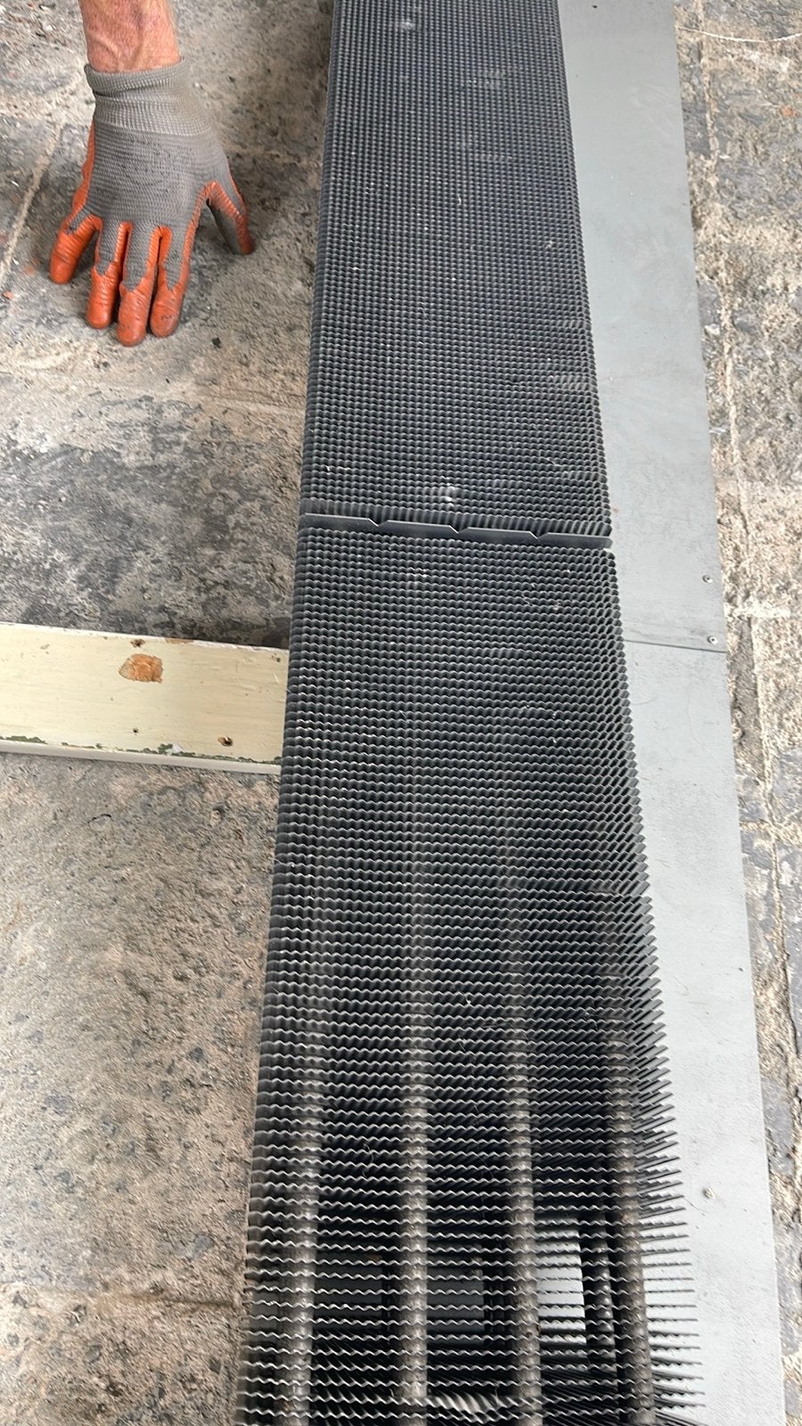 Radiator voor convectorput 197x20x10 cm, Ophalen, Gebruikt, Minder dan 30 cm, Radiator