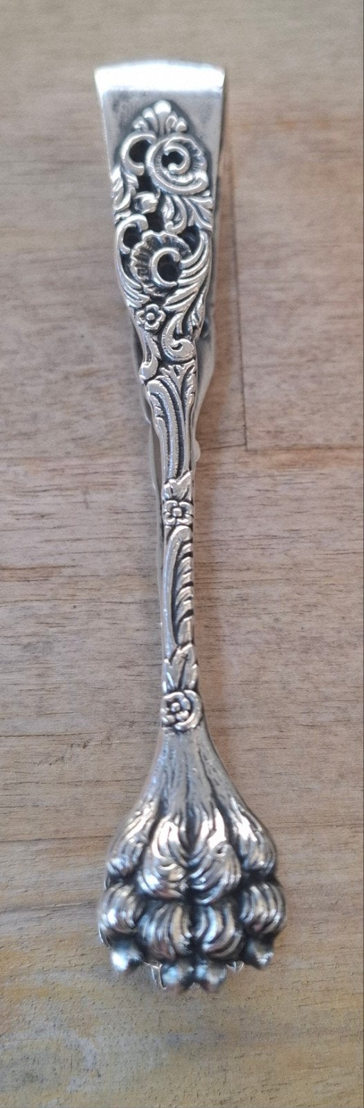 Antieke Gero 90 verzilverde suikertang met klauwpoten, Antiek en Kunst, Ophalen of Verzenden