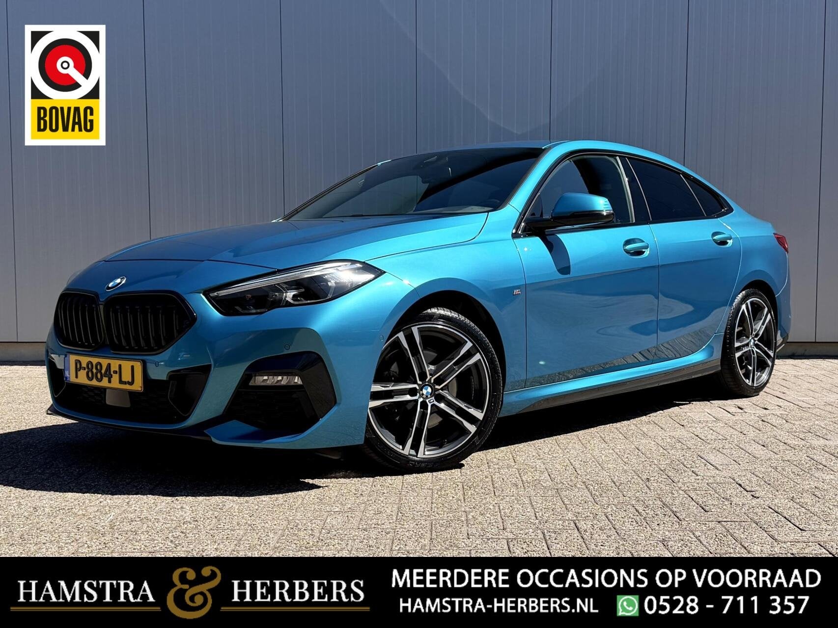 BMW 2-serie Gran Coupé 218i | M-pakket| High Exec. | blauw, 136 pk, Gebruikt, Euro 6, 1350 kg