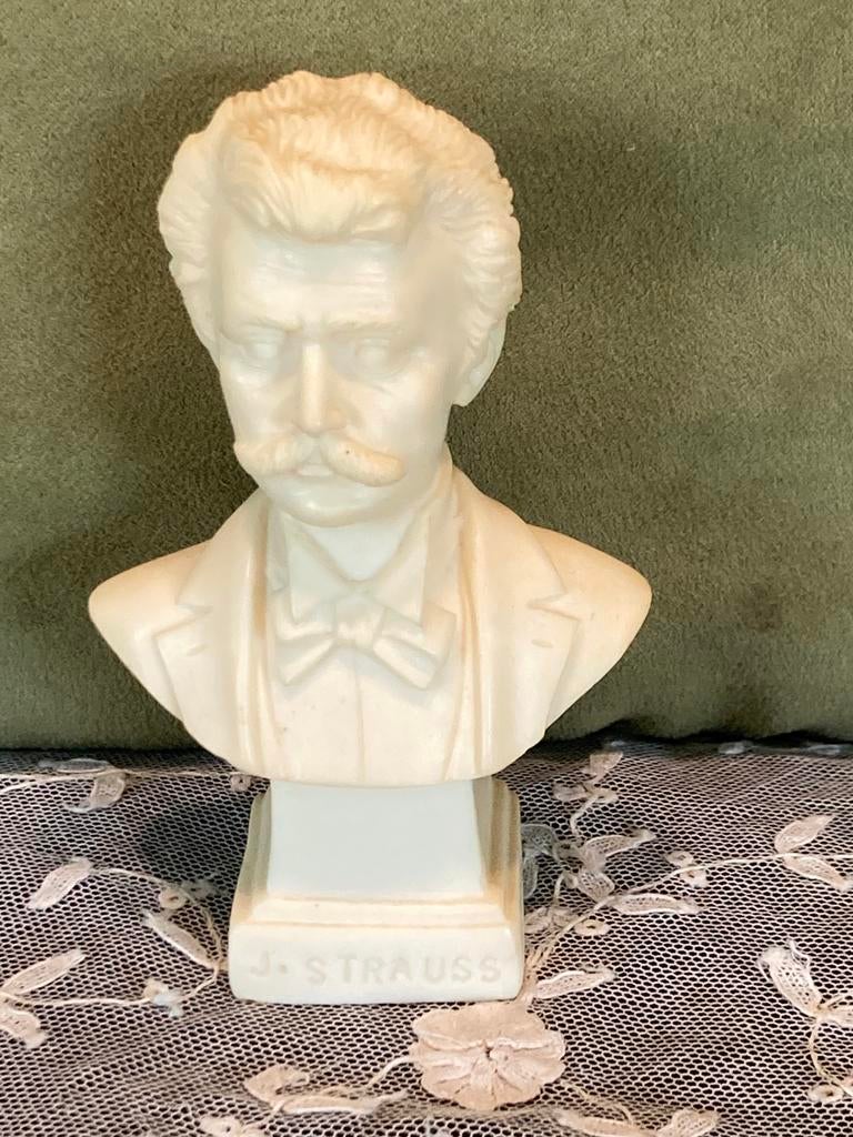 Kleine buste van Strauss (290424), Ophalen of Verzenden, Gebruikt, Mens