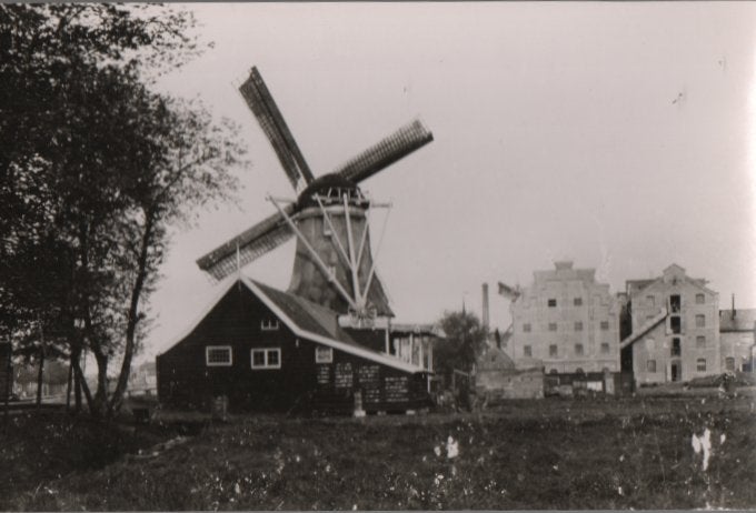 Wormer Molen De Witte Duif & Pellerij Mercurius Foto, Ophalen of Verzenden, Voor 1920, Noord-Holland