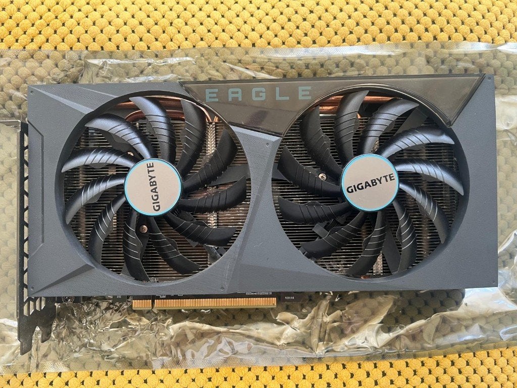 Gigabyte GeForce RTX 3060 Eagle 12G – 12GB VRAM, Gebruikt, GDDR6, PCI-Express 4, Ophalen of Verzenden