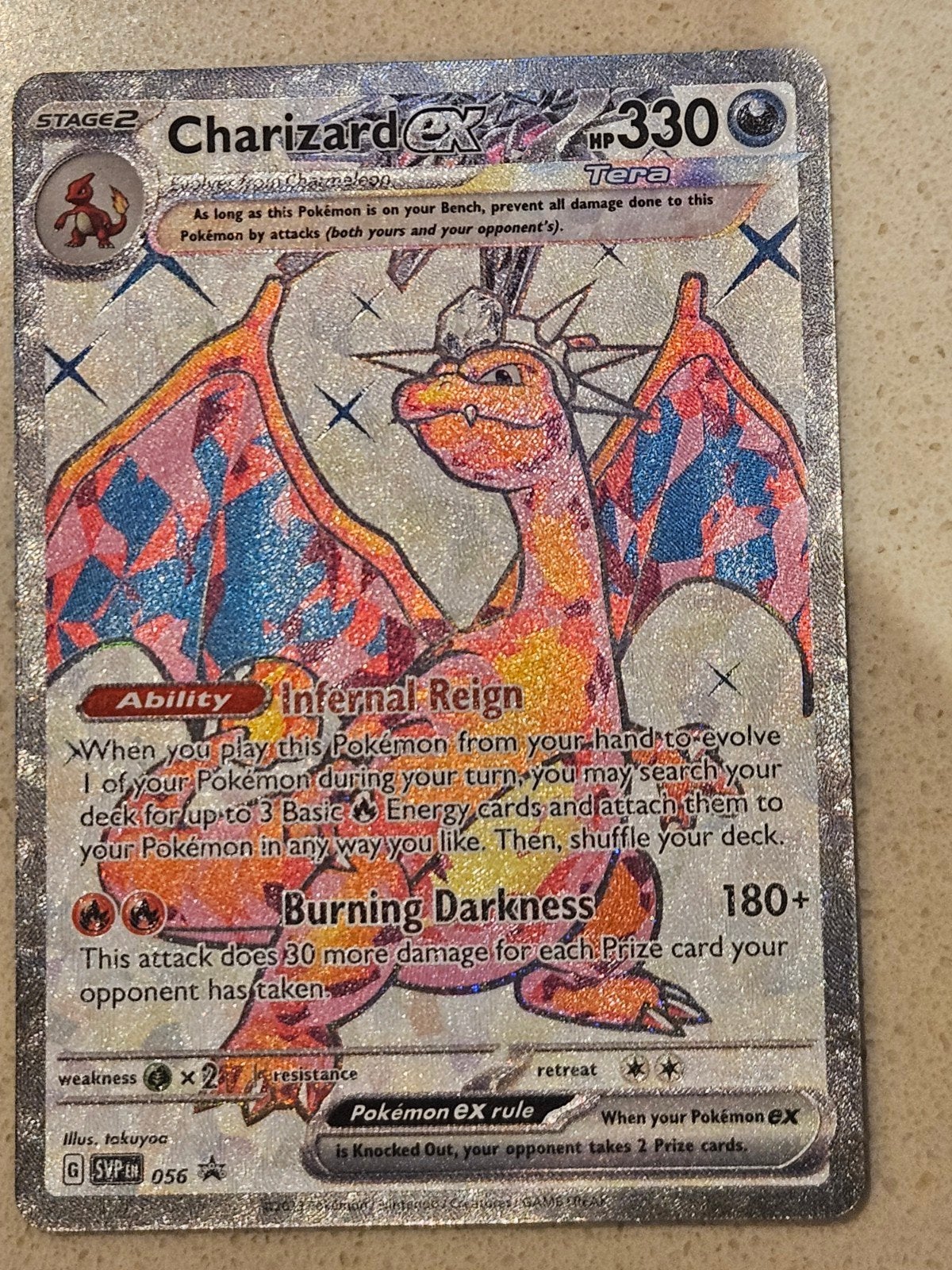 Charizard EX 056 promo, Ophalen of Verzenden