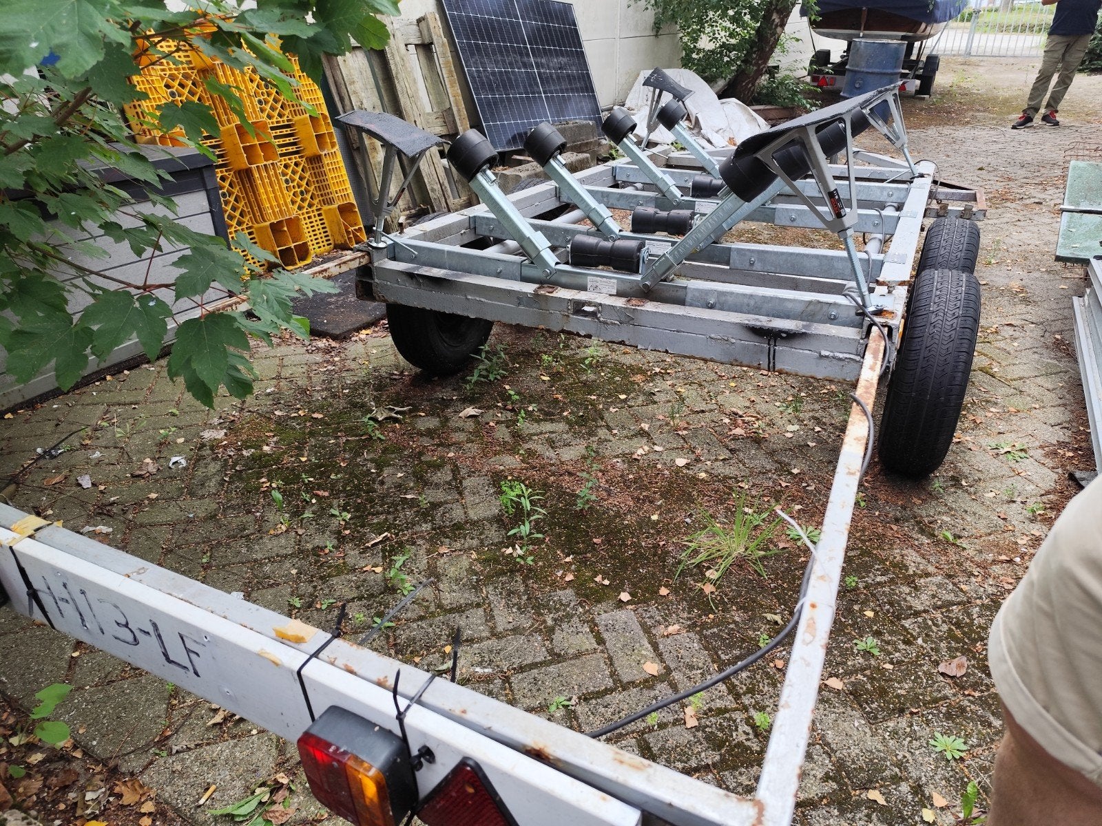 Dubbelasser boottrailer boot van 5 tot 7 meter, Ophalen of Verzenden