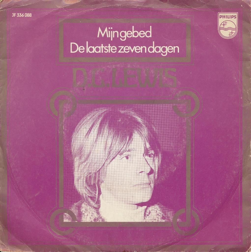 2353 D.C. Lewis - Mijn gebed (1970), Cd's en Dvd's, Vinyl Singles, Ophalen of Verzenden, Gebruikt, Nederlandstalig