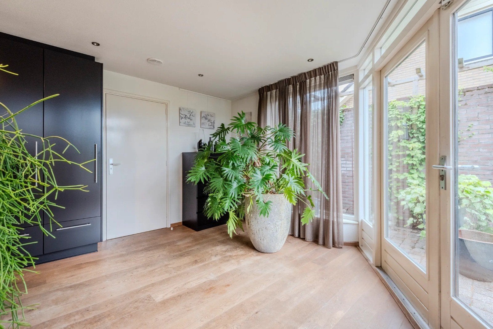 Houten vloer +/- 60 m2, Ophalen, Gebruikt, 50 tot 150 cm, Vloerdelen of -planken