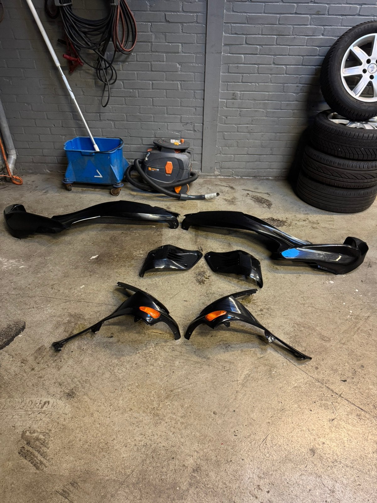 Gilera runner dmp kappen metalic zwart, Ophalen of Verzenden