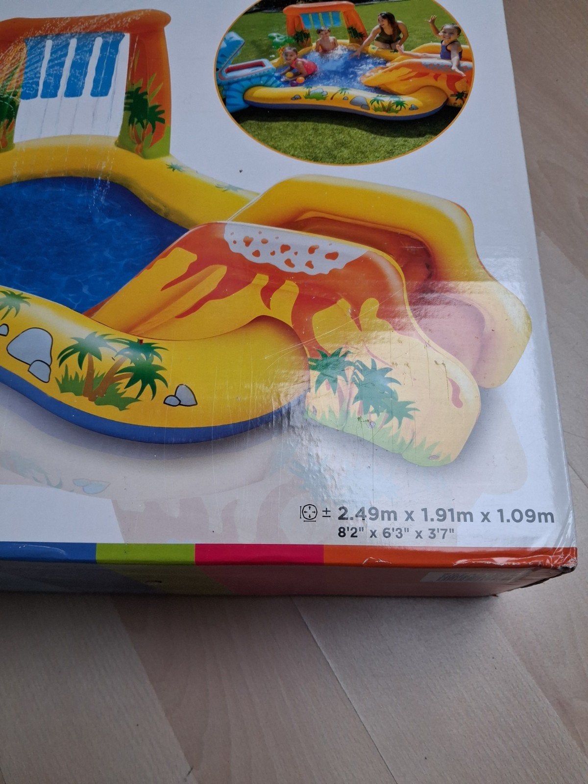 Intex Dinoland Play Center Opblaaszwembad, Ophalen, 200 tot 300 cm, Opblaaszwembad, 80 tot 120 cm