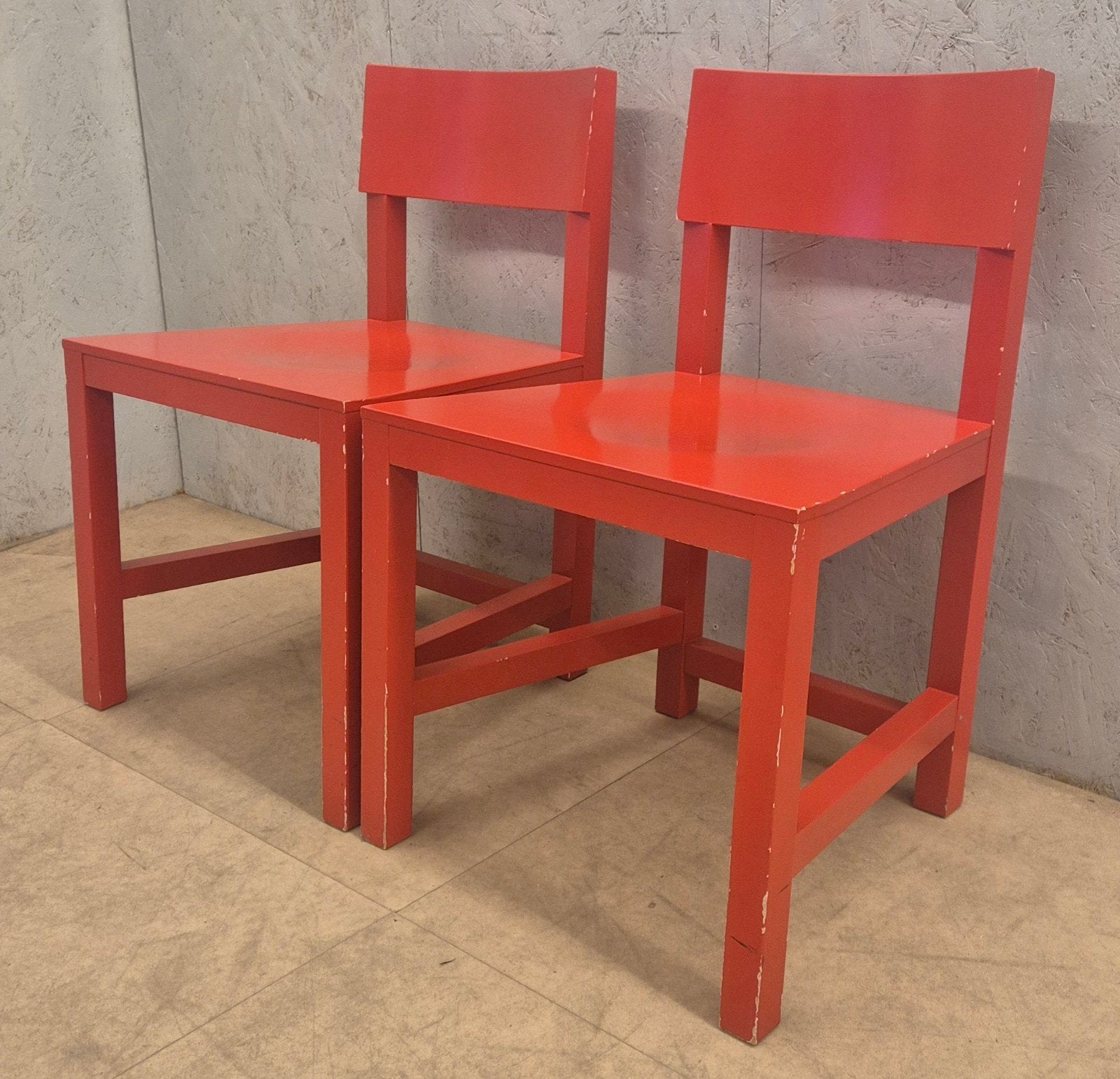 Moooi / Atelier Van Lieshout design stoelen rood, Ophalen, Minimalistisch design, Gebruikt, Mooi