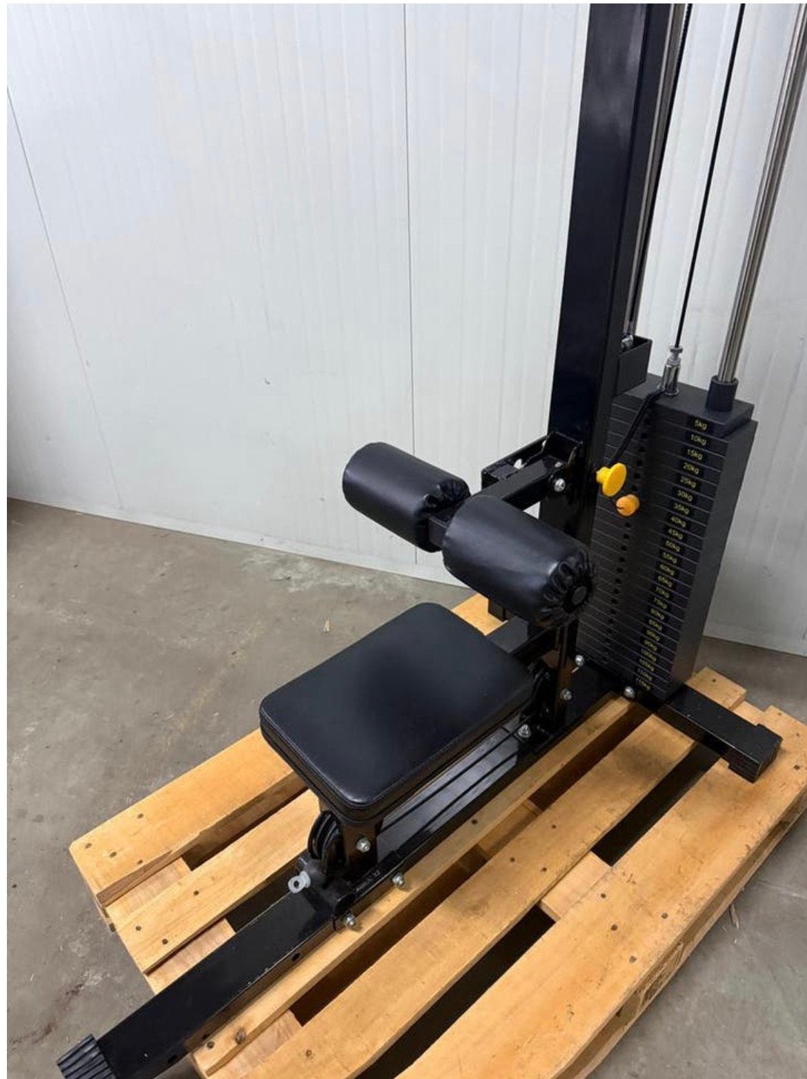 Lat pulldown / row / 2 in 1 machine / met 115 kg stack, Sport en Fitness, Ophalen, Benen, Gebruikt, -