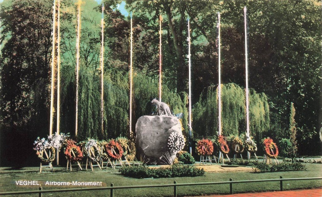Veghel, Airborne Monument, Verzamelen, Ophalen of Verzenden, 1960 tot 1980, Ongelopen, Noord-Brabant
