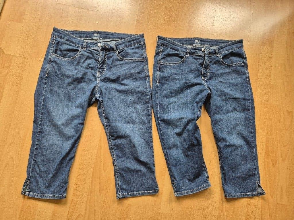 Mac love summer Jeans capri 42 dames, Blauw, MAC, Ophalen of Verzenden, W33 - W36 (confectie 42/44)