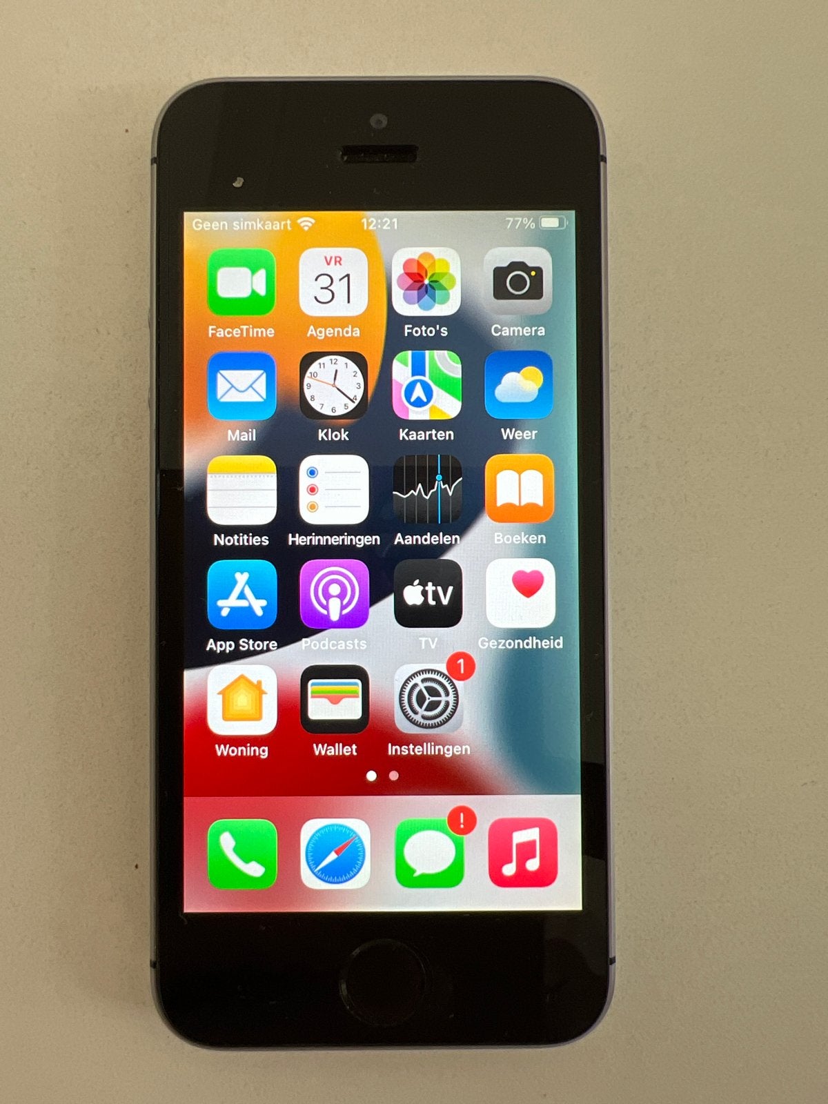 iPhone SE (2016) 32 GB Zilver - Goede staat, Telecommunicatie, Ophalen of Verzenden, Zo goed als nieuw, Zonder simlock, Zonder abonnement