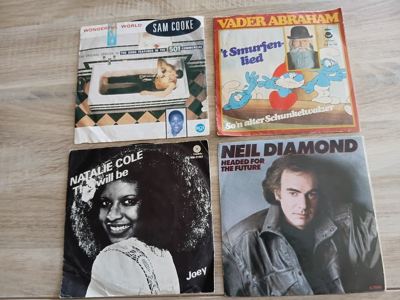 4 singles, Ophalen of Verzenden, Gebruikt