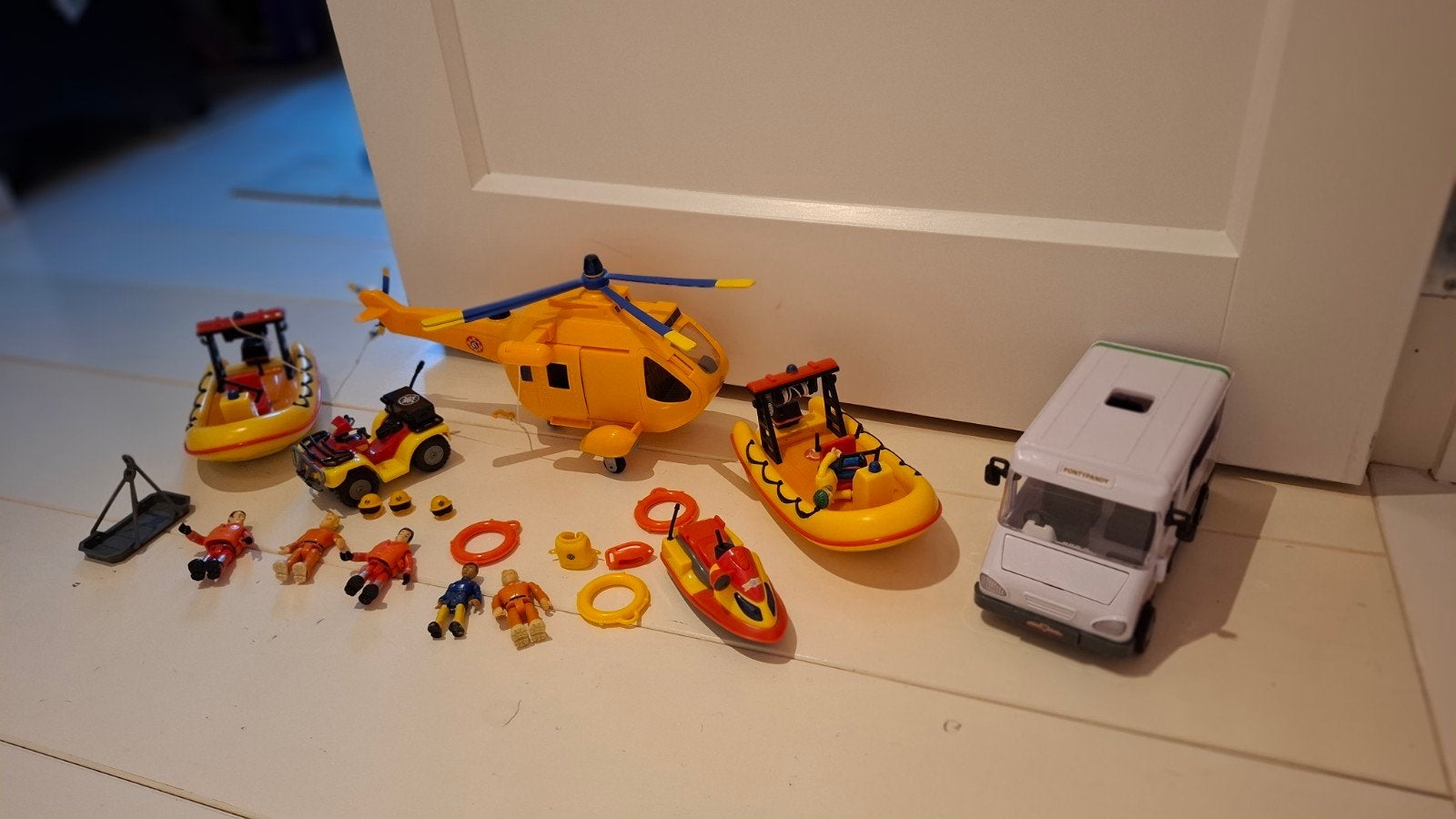 Brandweerman Sam Helikopter met extra's, Ophalen of Verzenden, Zo goed als nieuw, Jongen of Meisje