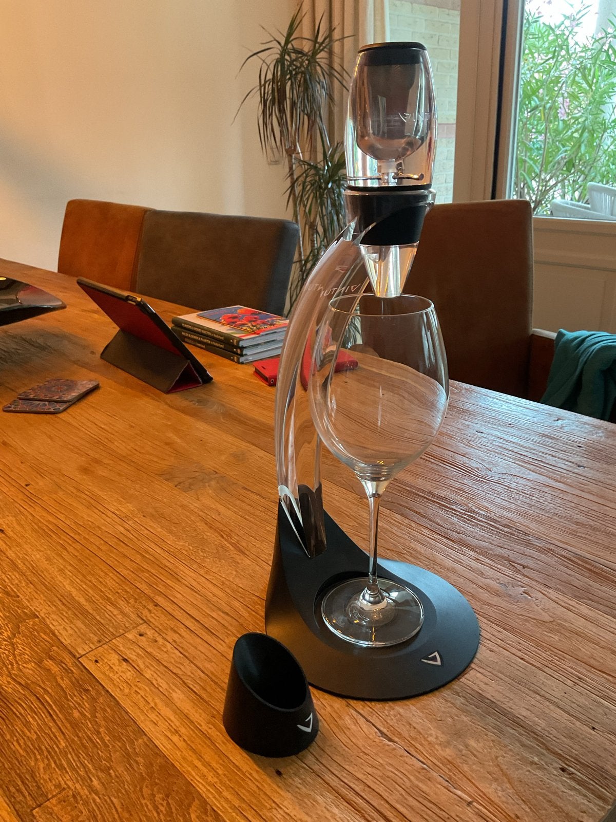 Vinturi wijnbeluchter met standaard, Ophalen of Verzenden, Gebruikt, Frankrijk, Rode wijn